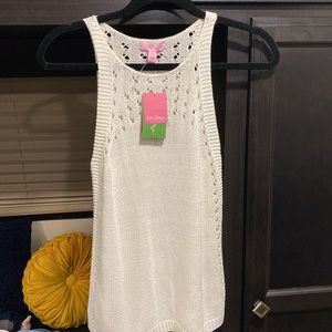 Lilly Pulitzer Mac Sweater (Resort White)